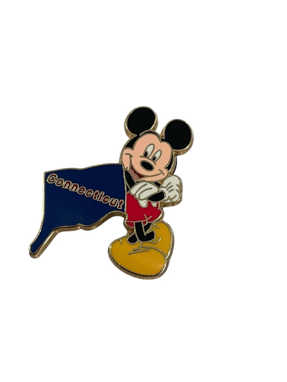 Disney Pin 12 Months of Magic Connecticut State Pin Mickey Mouse EUC